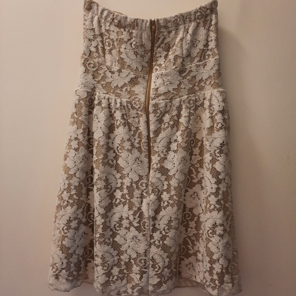 Lace Dress - Tan S - Picture 2 of 7